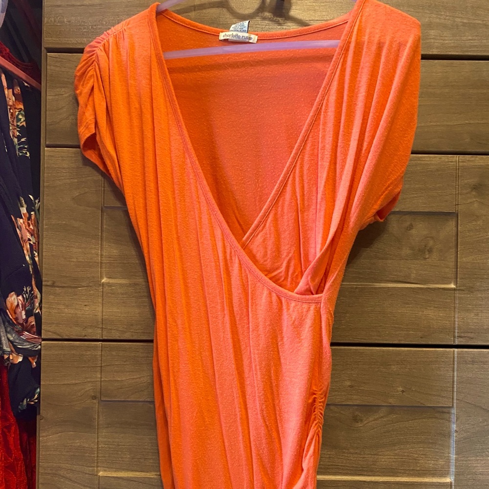 Charlotte Russe Womens small oversized stretch top